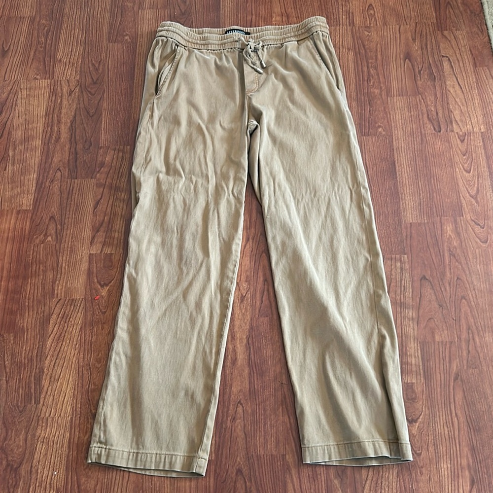 Liverpool The Rascal Tie Front Utility Pant size 12. Brown